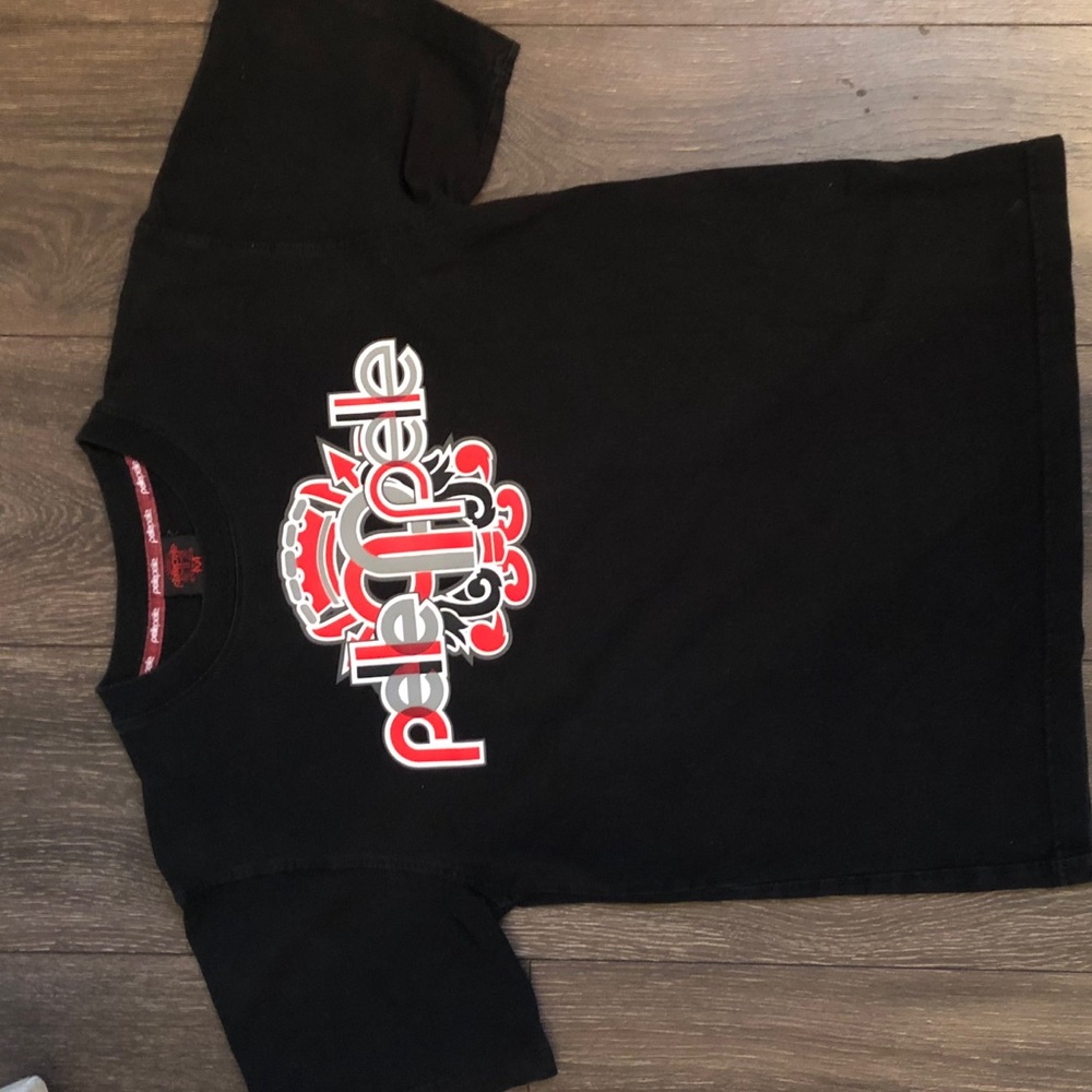 Youth Boys Pelle Pelle Black T-Shirt, size S